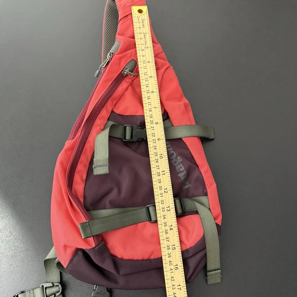Patagonia Utility Pouch Red Hiking Trail Sling Bag One Size Unisex Polyester